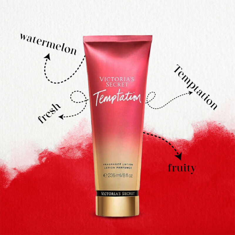 ⁦Temptation Victoria’s Secret body lotion⁩ - الصورة ⁦2⁩
